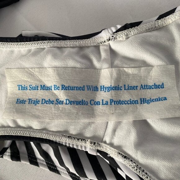 Xhilaration Sexy Black & White Bathing Suit - Picture 2 of 11